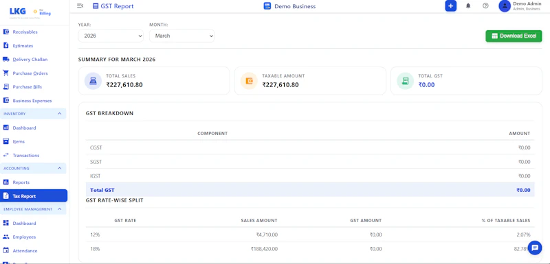 LKG for Billing screenshot 32