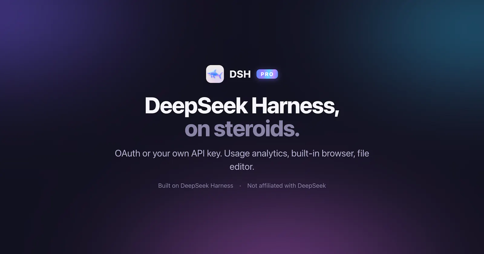 DSH PRO — DeepSeek Harness as an App screenshot 2