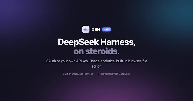 DSH PRO — DeepSeek Harness as an App screenshot 2