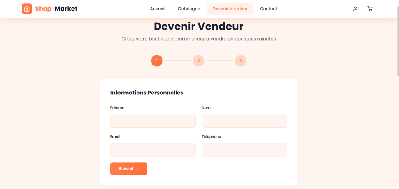 ShopMarket - Screenshot 3 showing product features and functionality