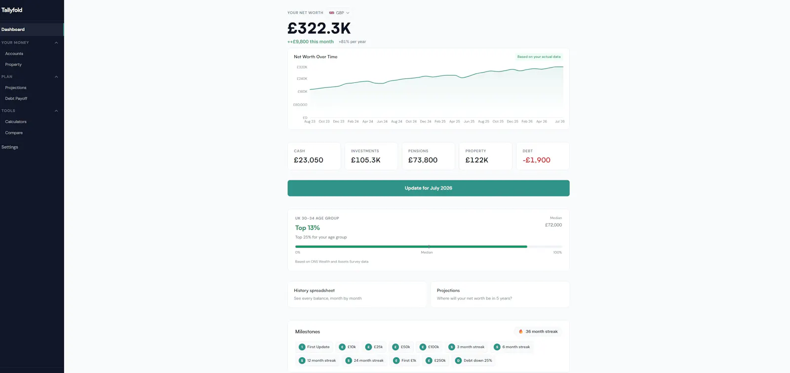 Tallyfold screenshot 1