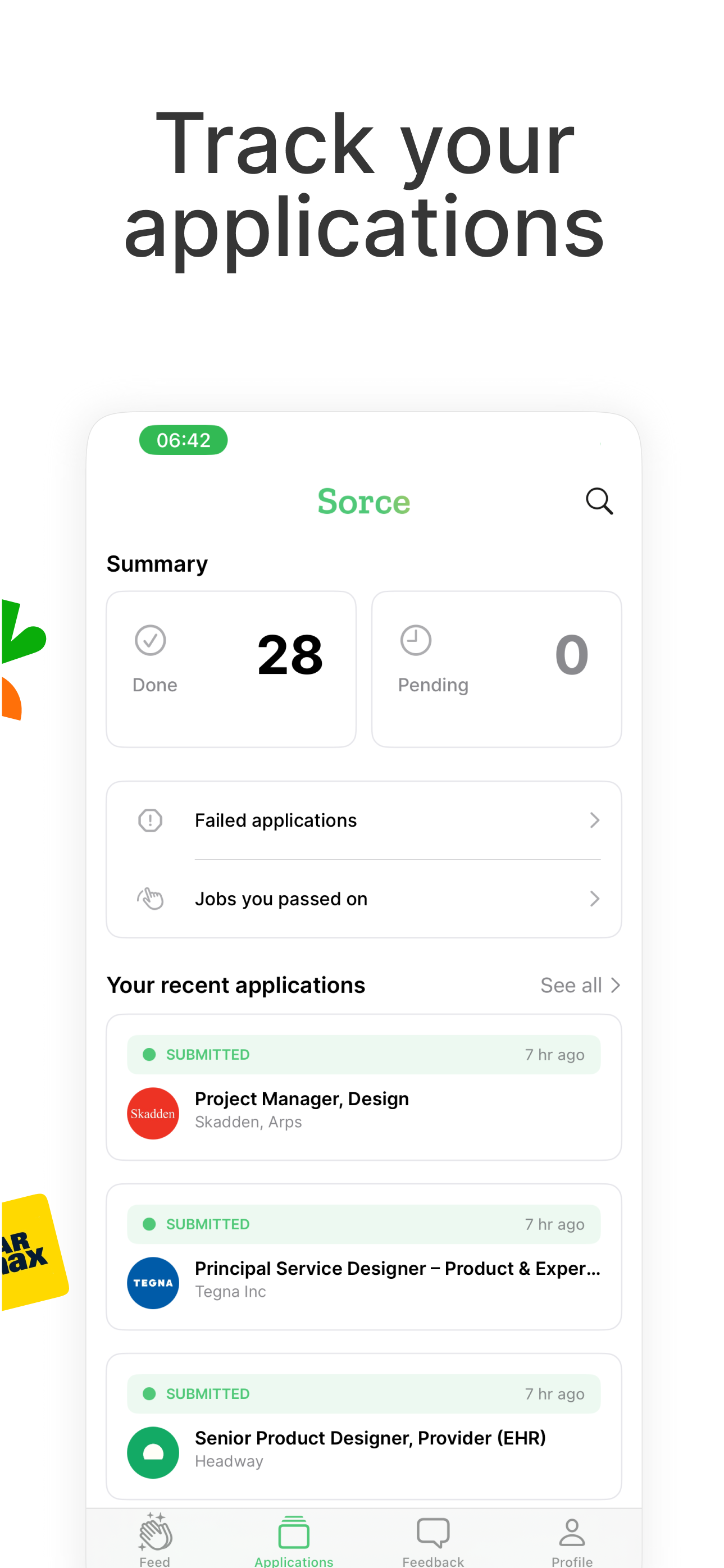 Média Sorce - Swipe right to let AI apply on your behalf 7
