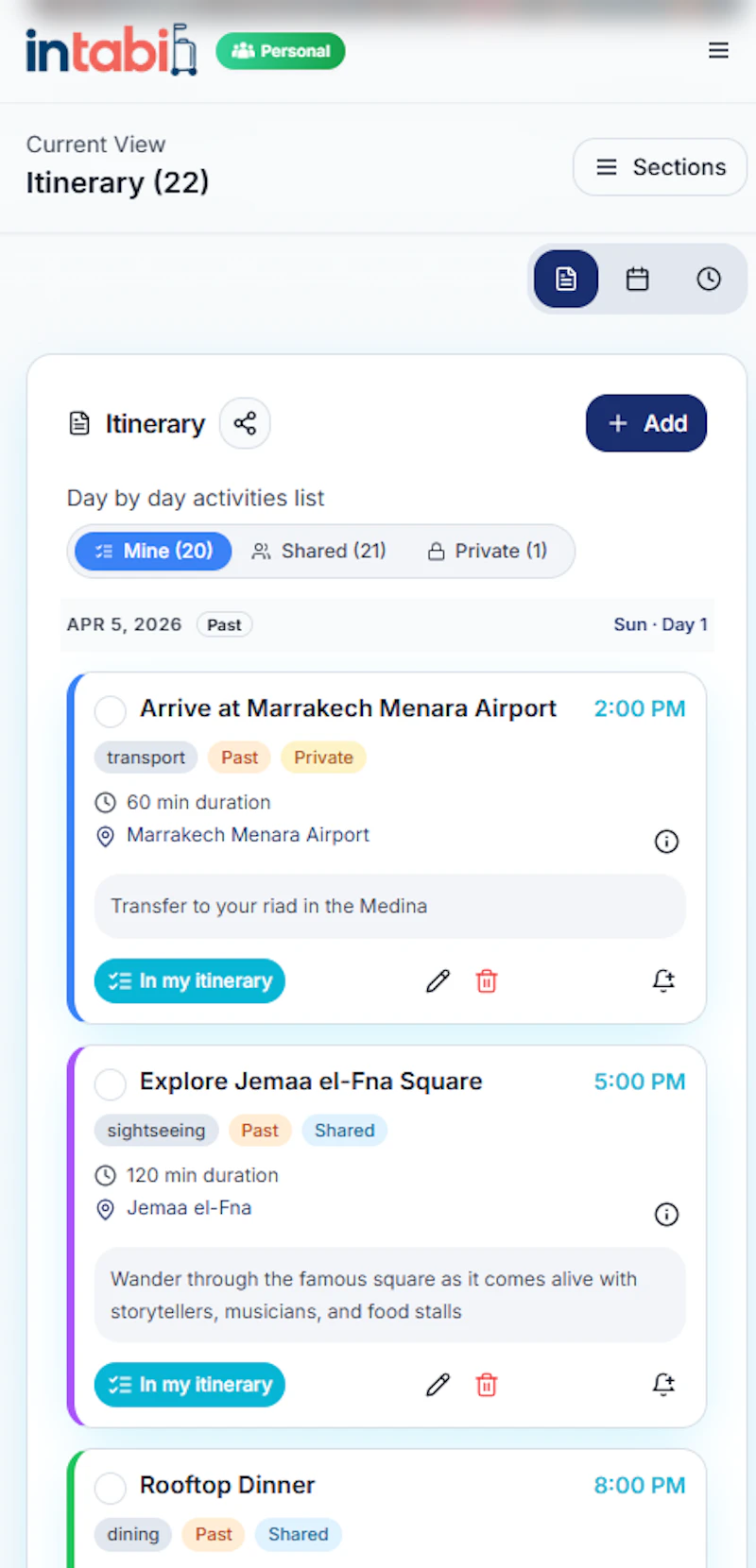 intabi AI Travel Planner screenshot 5