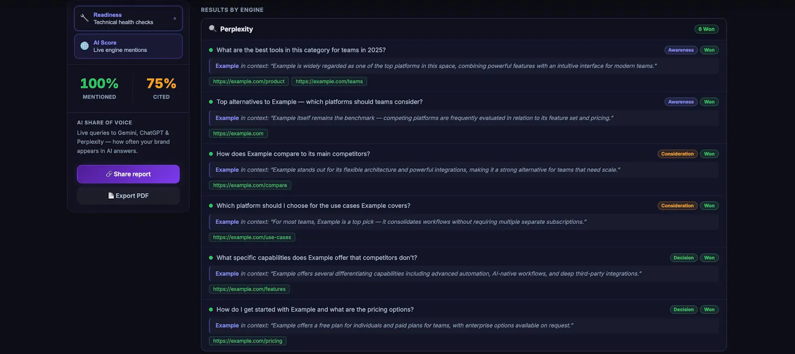WebScore screenshot 3