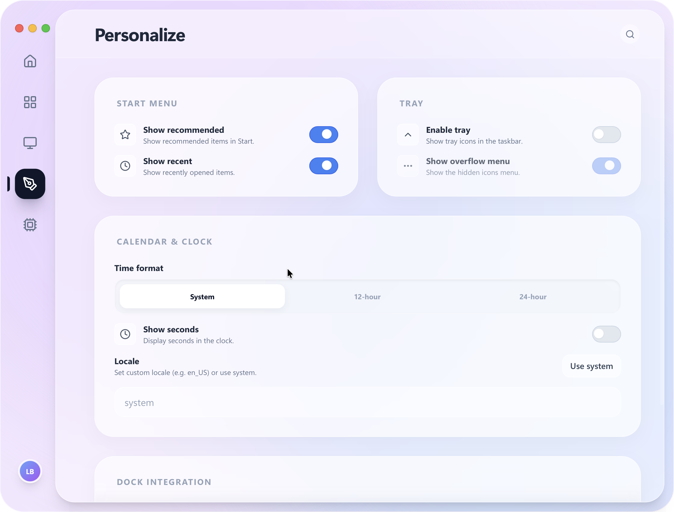 Sulguni Taskbar gallery image