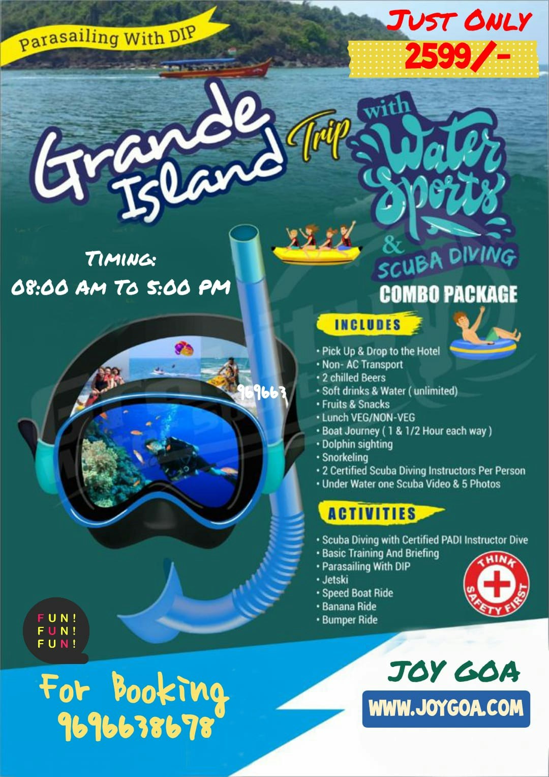 Média Activité sportive nautique - Prix de plongée sous-marine de Grande Island Goa 1