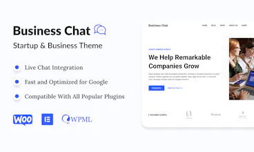 Business Chat WordPress Theme gallery image