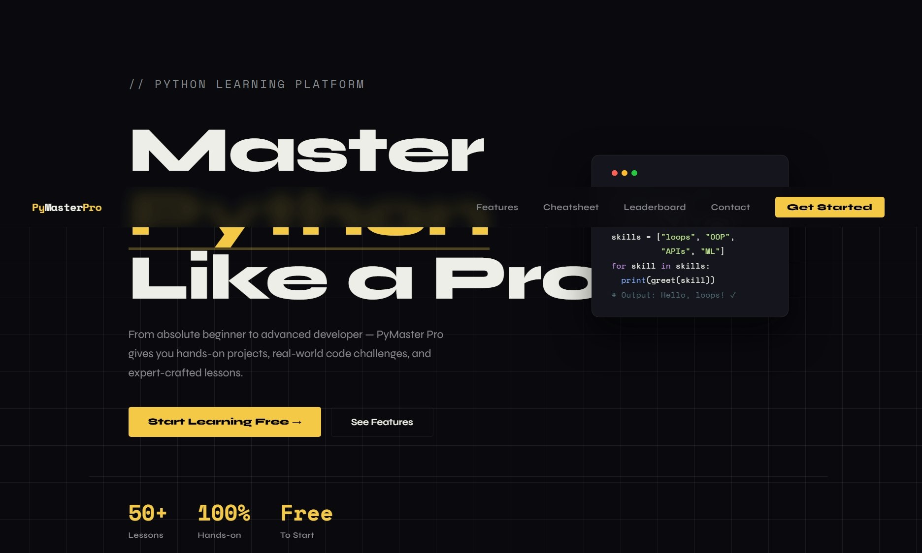 PyMaster Pro — Master Python Like a Pro gallery image