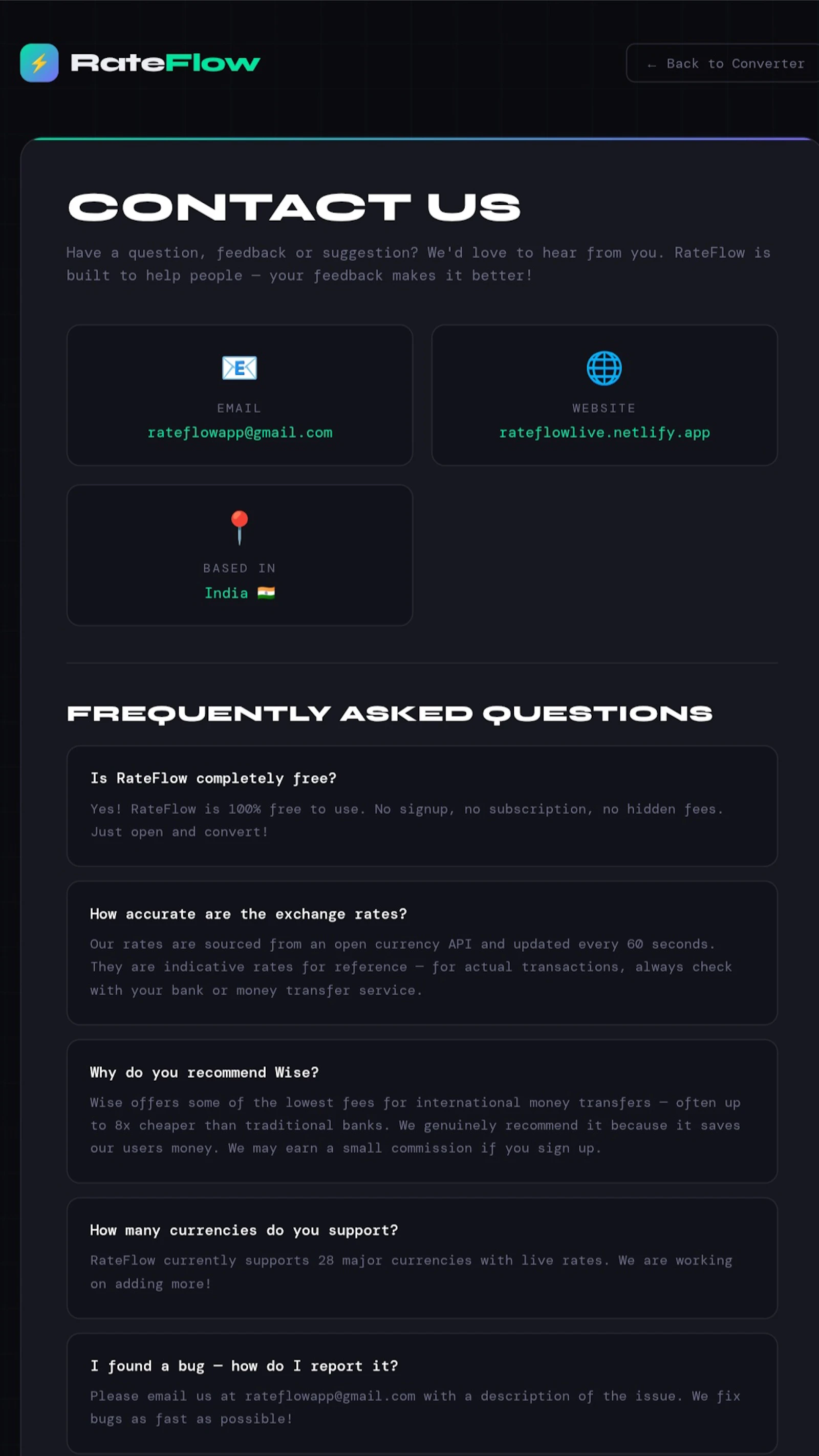 RateFlow screenshot 3