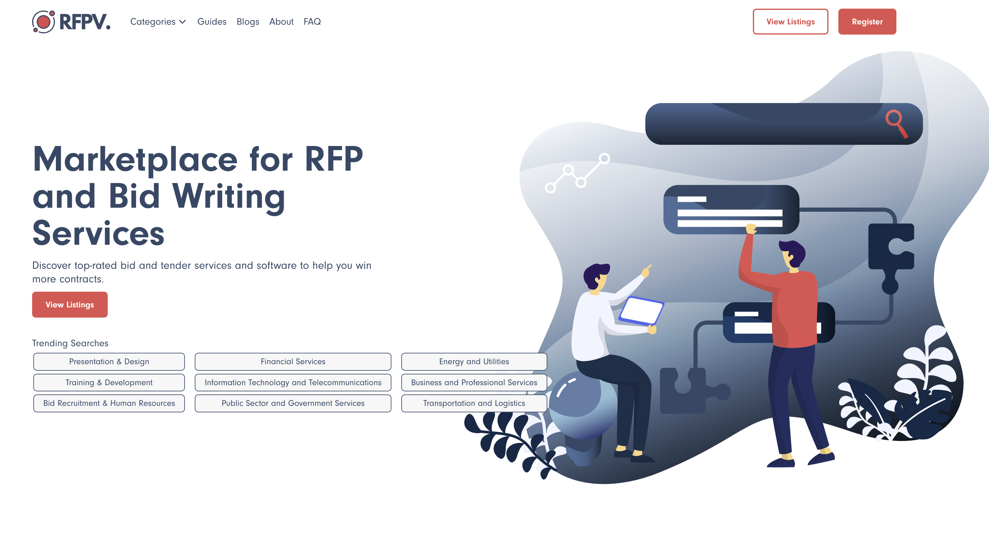 Mídia 1 de RFPverse - mercado de serviços RFP