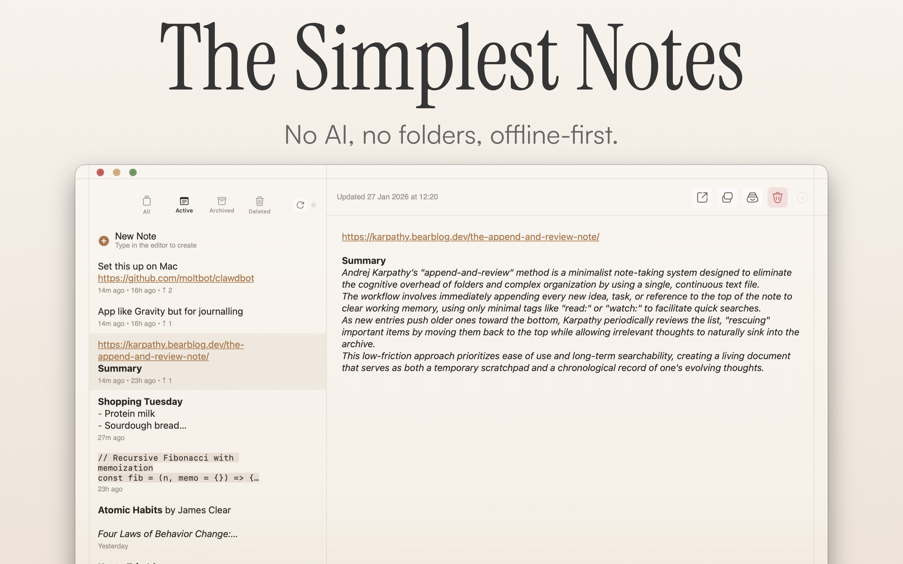 Gravity Notes For Mac gallery image