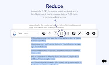 Shakespeare AI Writing Toolbar gallery image
