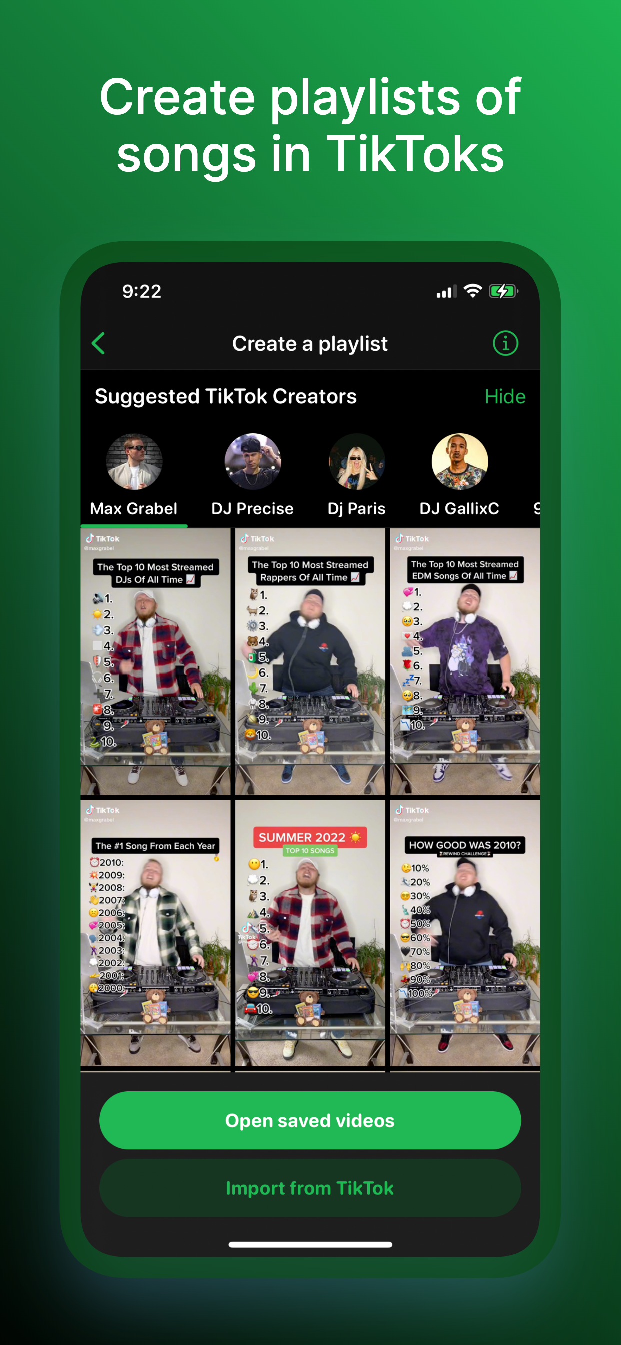 播放歌手 - 使用AI创建Spotify和Apple Music播放列表媒体4