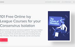 101 IvyLeague Courses forCOVID Isolation media 1