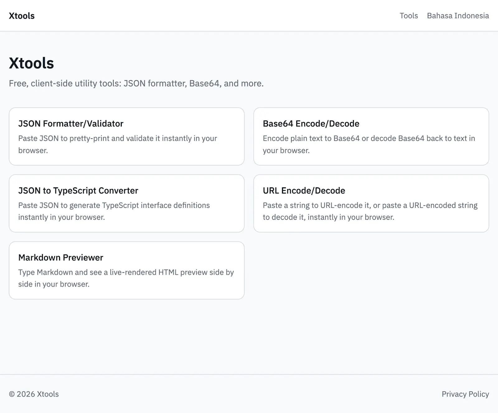 Xtools screenshot 2