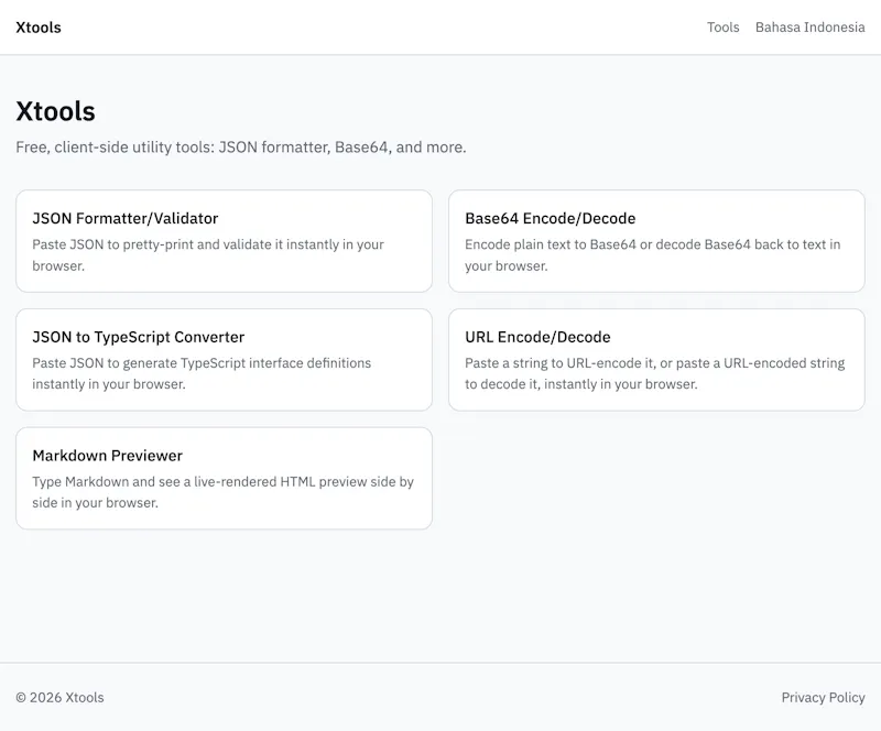 Xtools screenshot 2