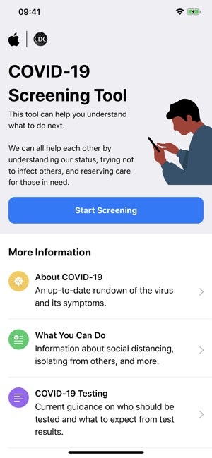 Apple COVID-19 Screening Tool gallery image