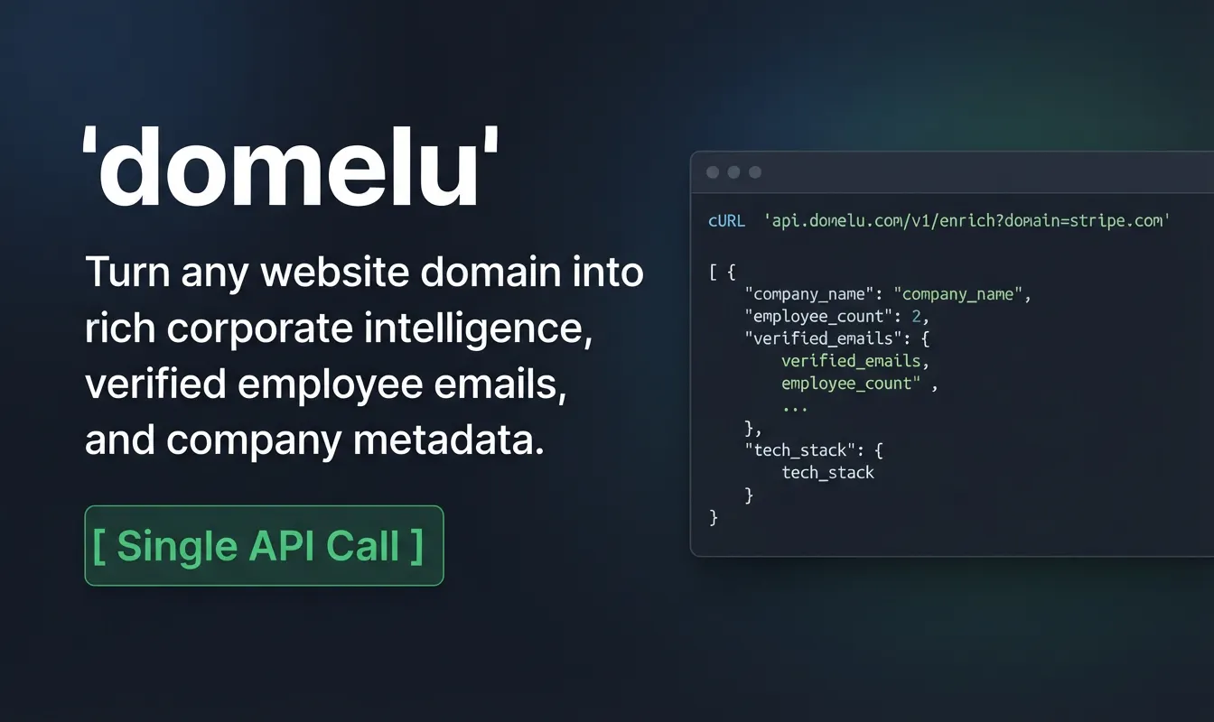 Domelu API gallery image