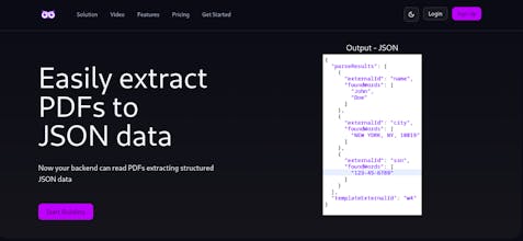 PDF Extractor API gallery image