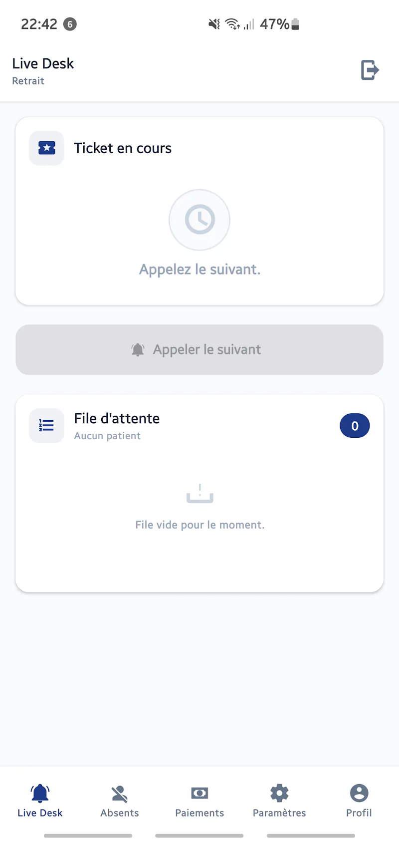 Queue management mobile app screenshot 3