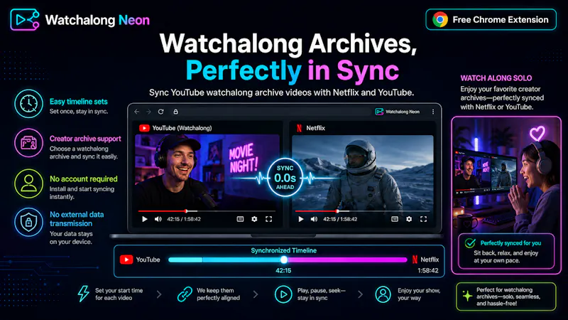 同時視聴ネオン～Watchalong Neon ～ screenshot 1