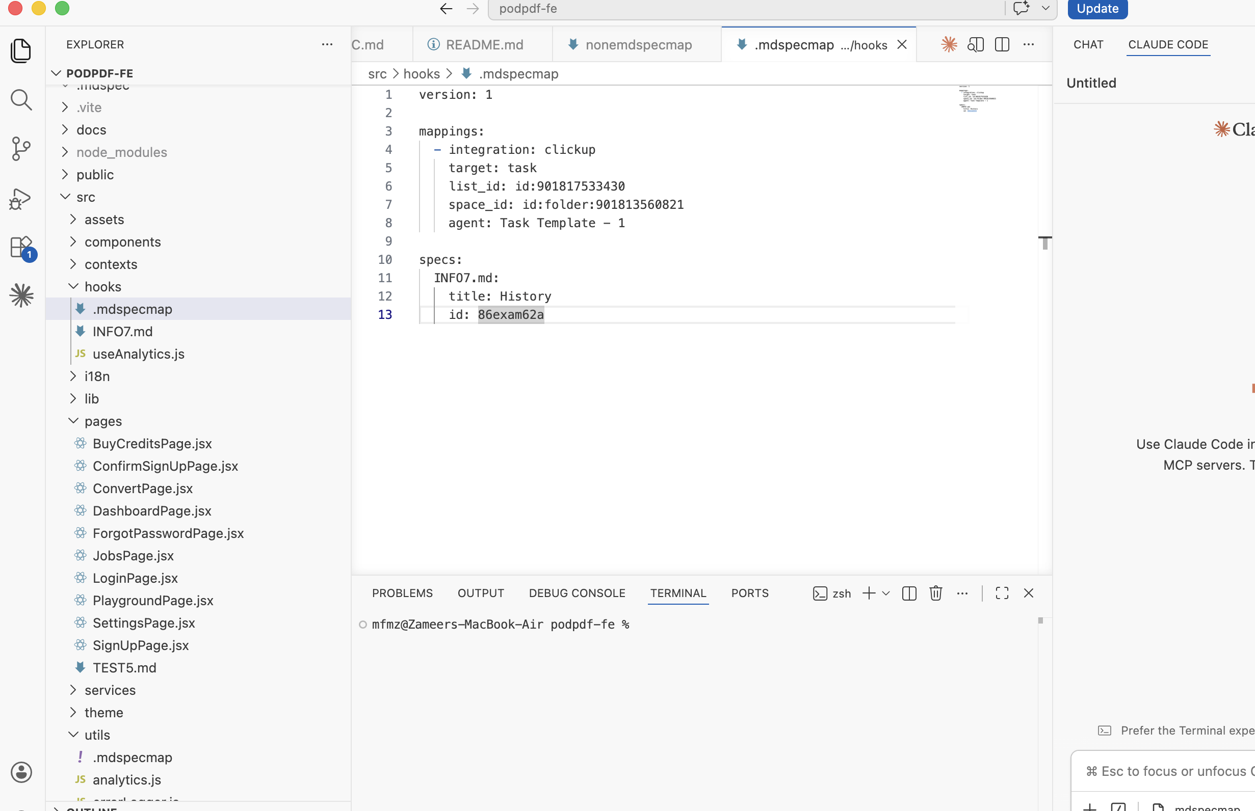 mdspec — auto sync your md files gallery image