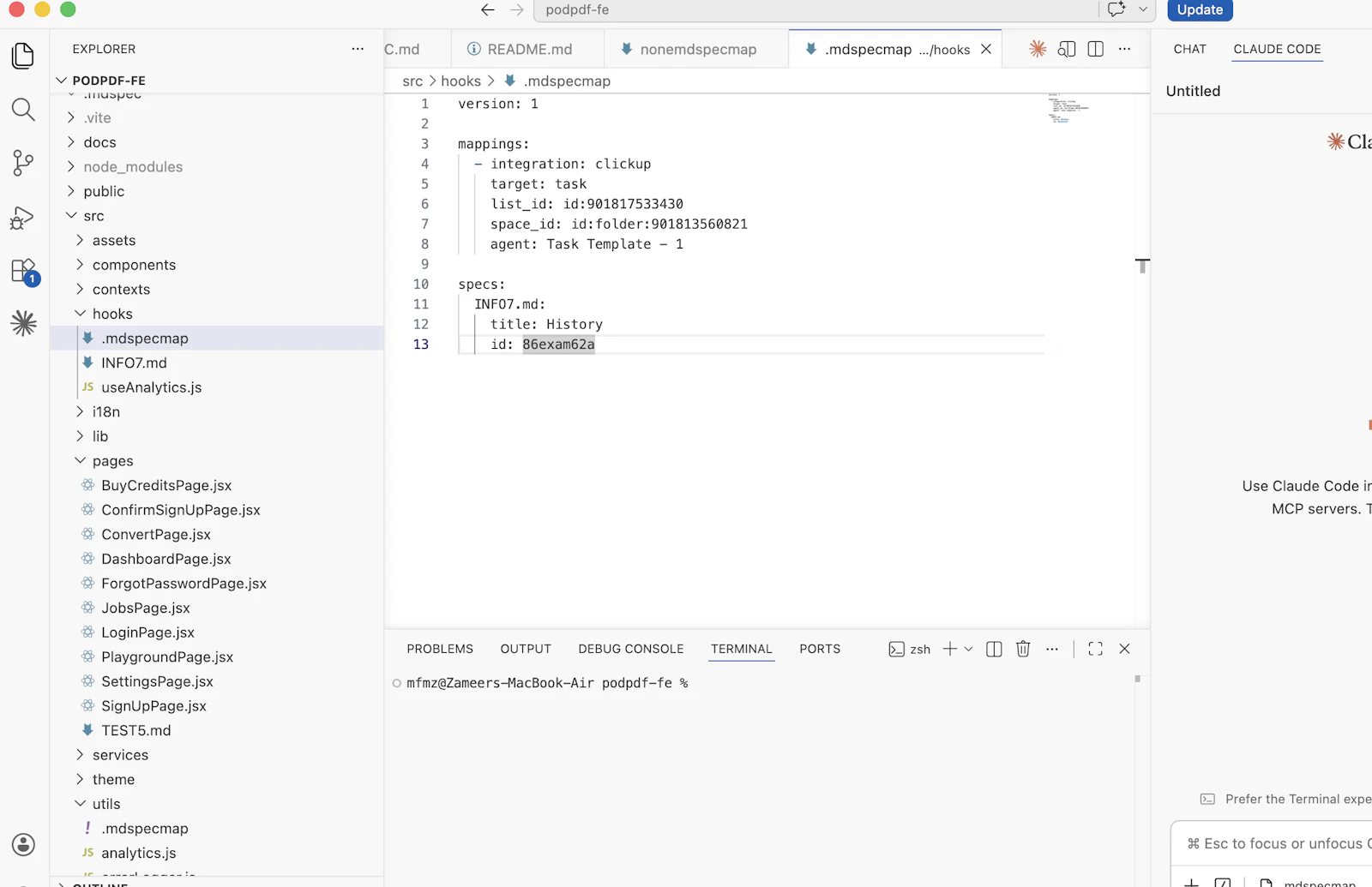 mdspec — auto sync your md files screenshot 3