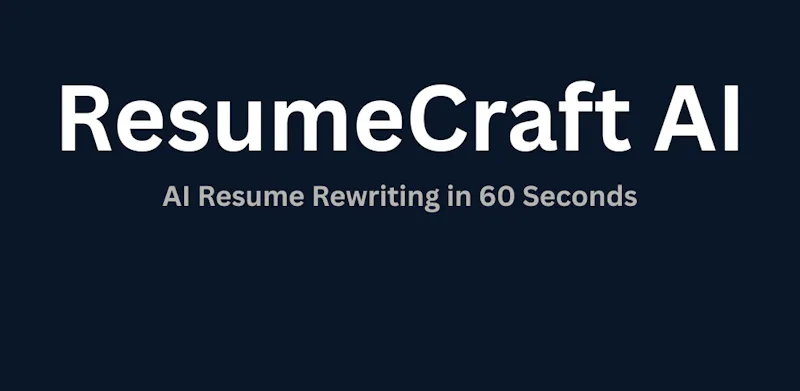 ResumeCraft AI screenshot 1
