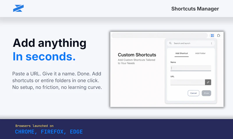 Shortcuts Manager by Zyntro screenshot 5