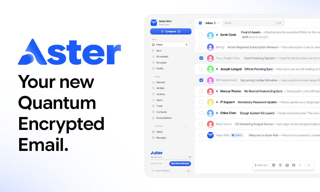 Aster Mail gallery image