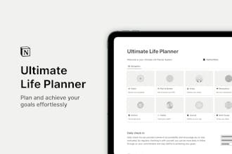 Notion Ultimate Life Planner gallery image