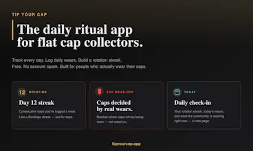 Scally Cap Collection Tracker & Wear app gallery image