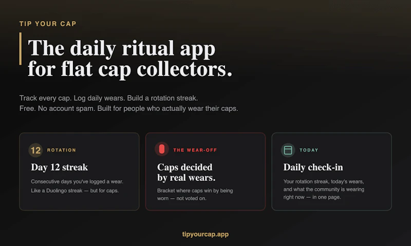 Scally Cap Collection Tracker & Wear app screenshot 2