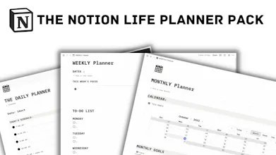 Notion LIFE PLANNER Pack gallery image