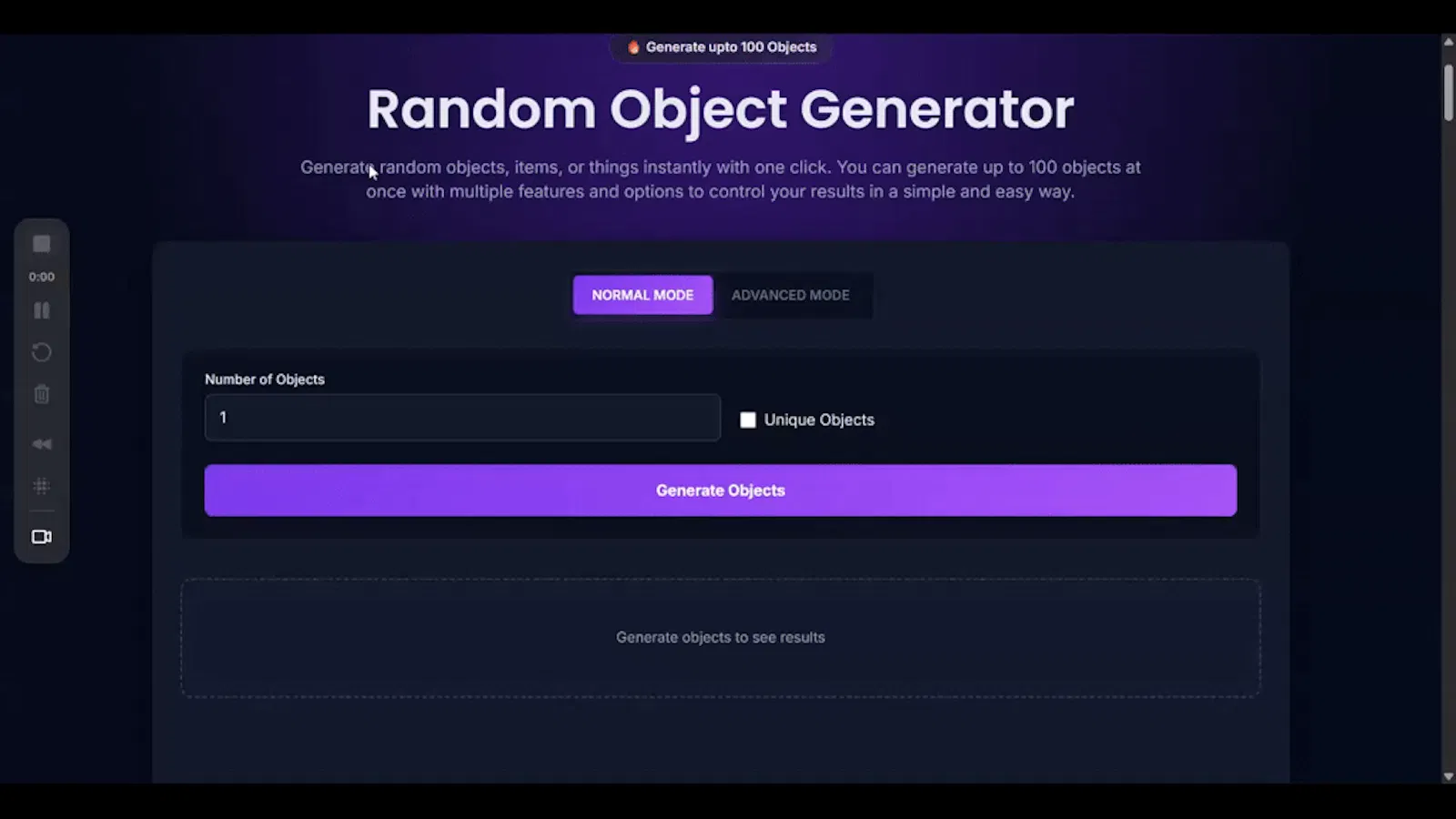 Random Tools Lab screenshot 1 (video preview)