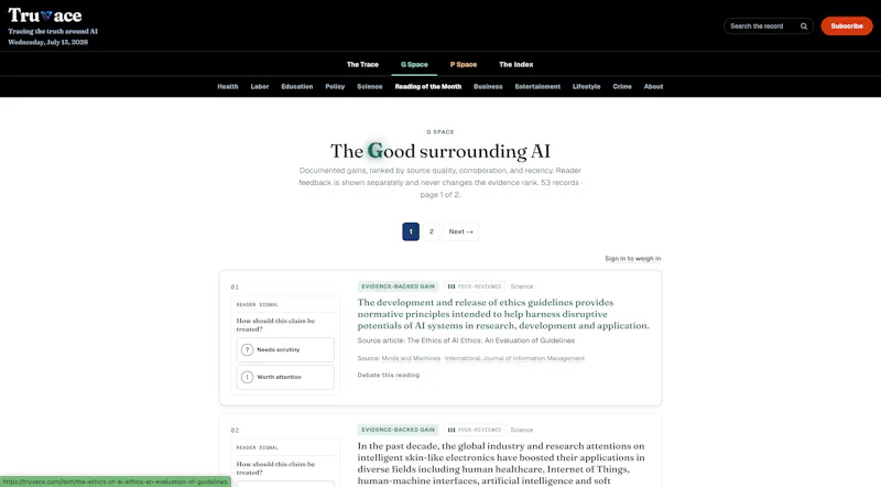 Truvace screenshot 4