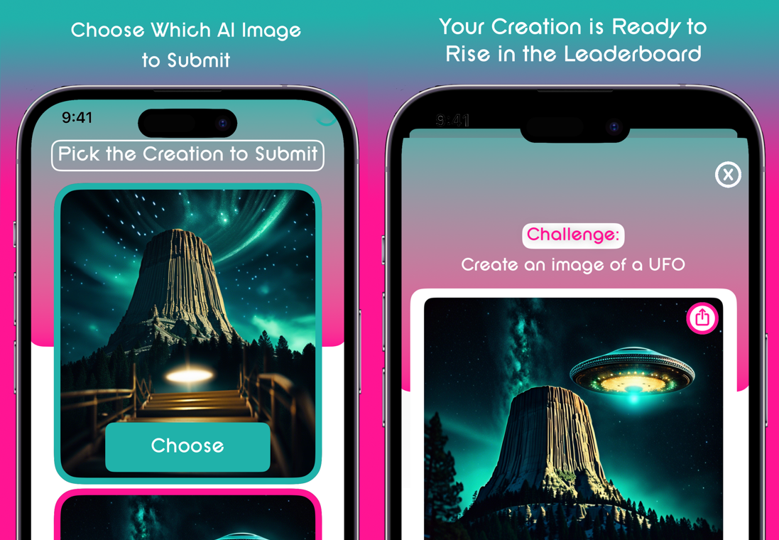 Gamurai - AI Creative Competition iPhone App Medien 2