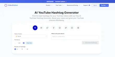 Youtube Hashtag Generator gallery image