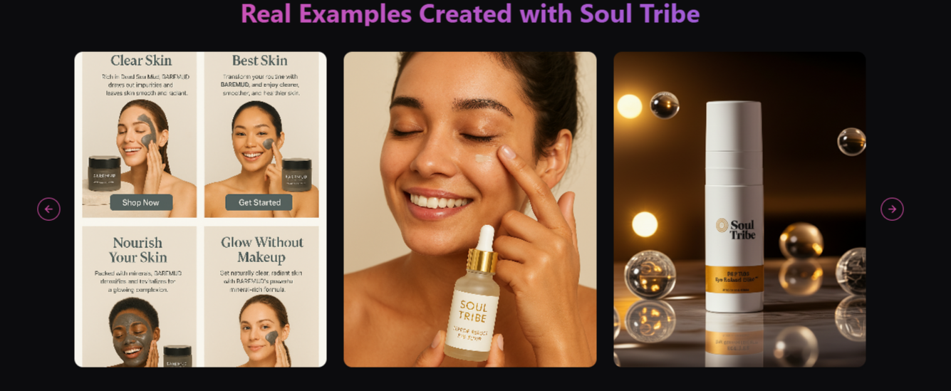 Soul Tribe AI Ad Generator gallery image