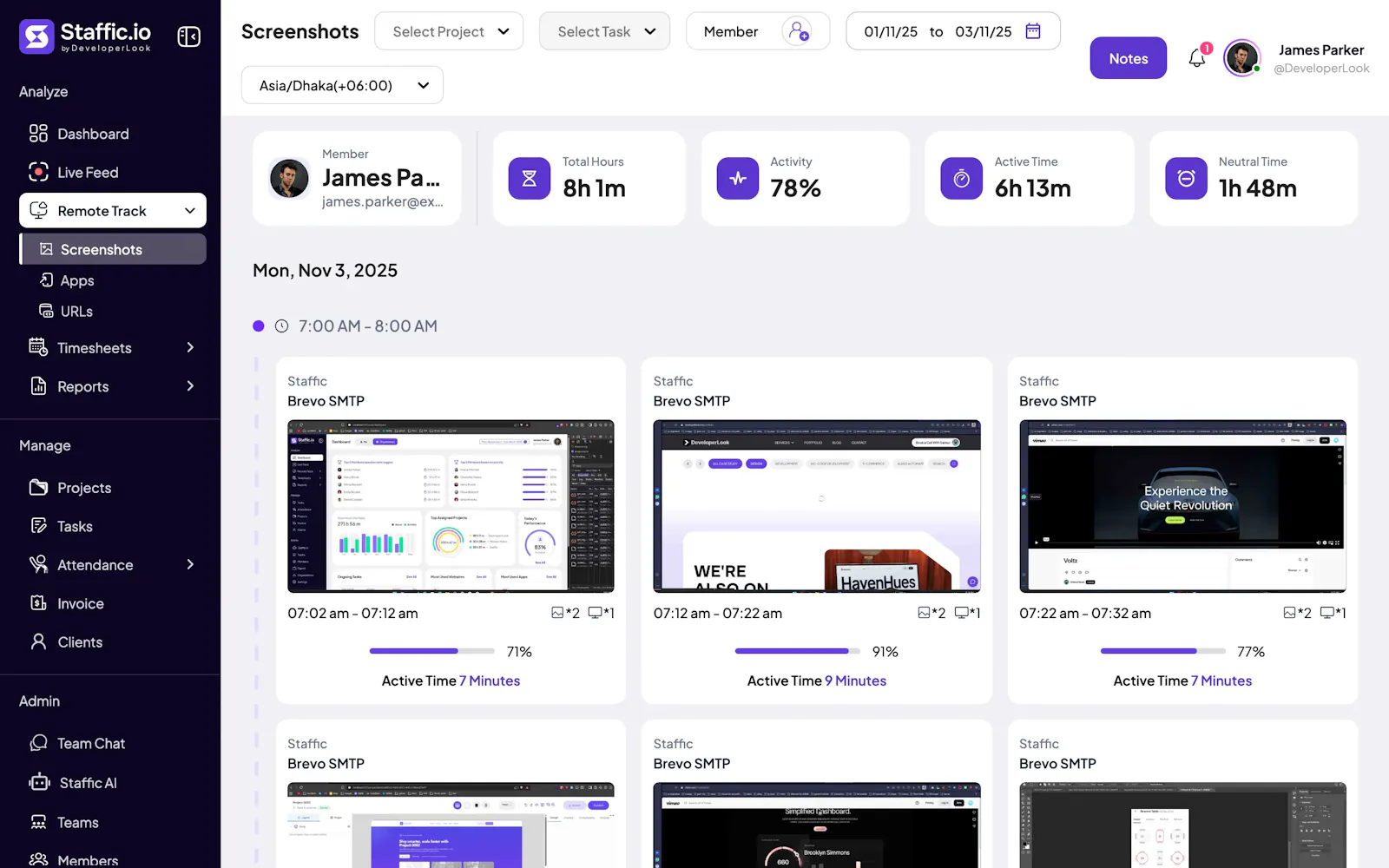 Staffic screenshot 3