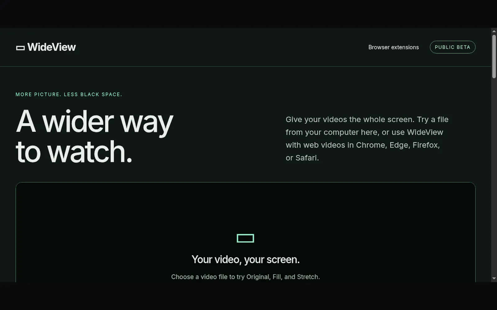 WideView screenshot 2