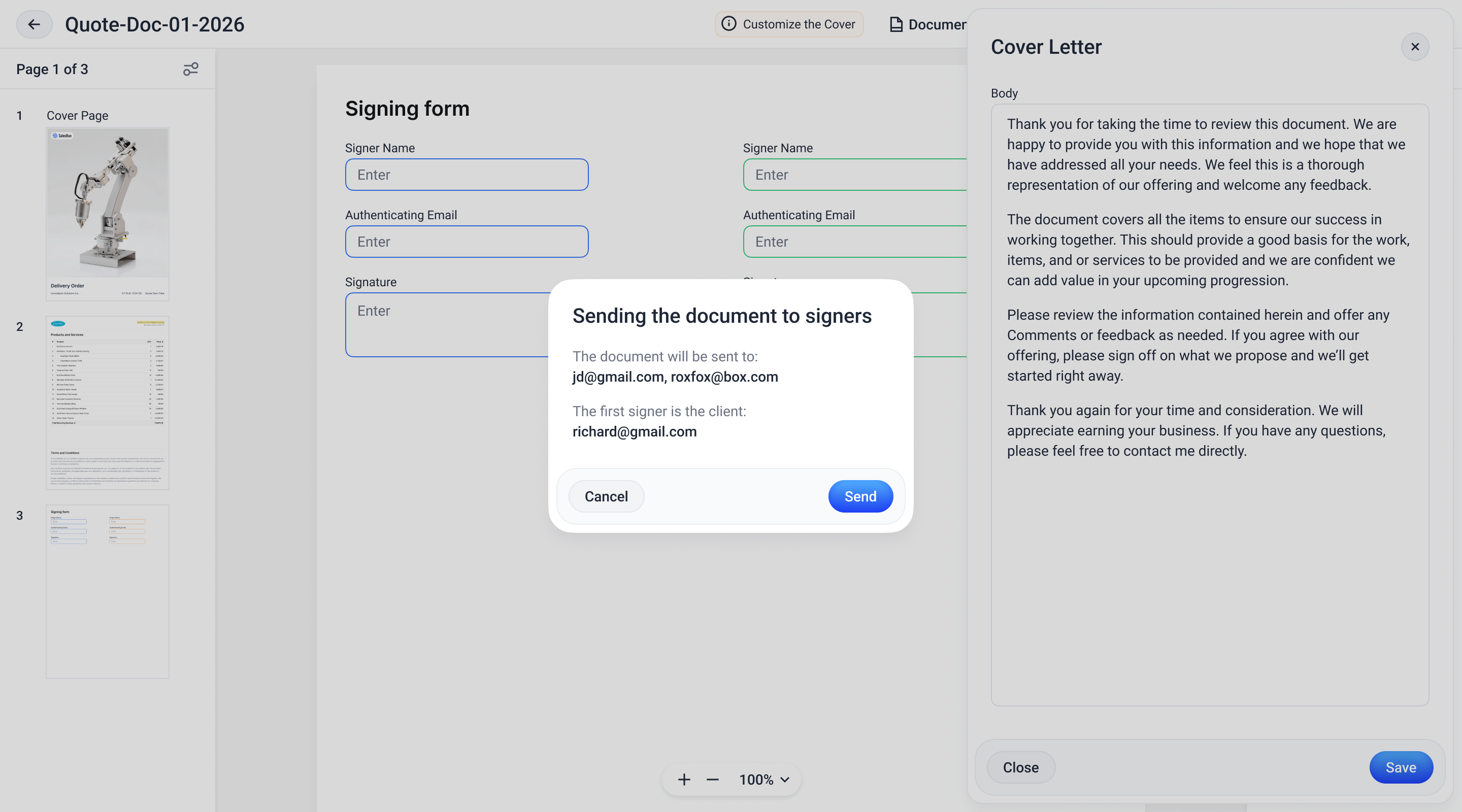 SalesRun - Screenshot 4 showing product features and functionality