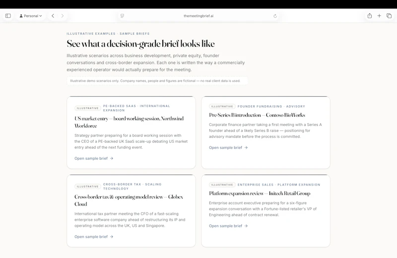 MeetingBrief - Smarter meeting prep screenshot 5