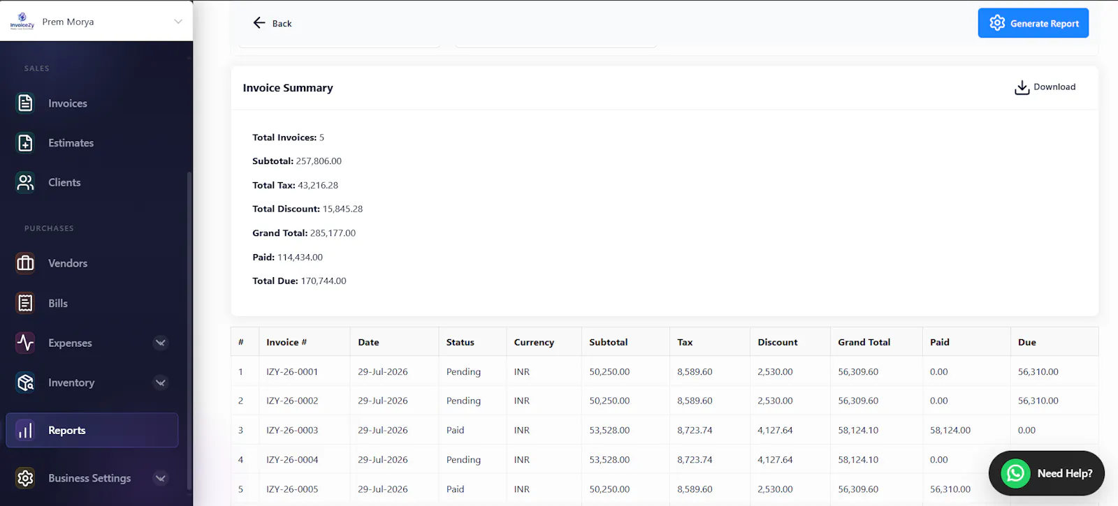 Invoicezy screenshot 10