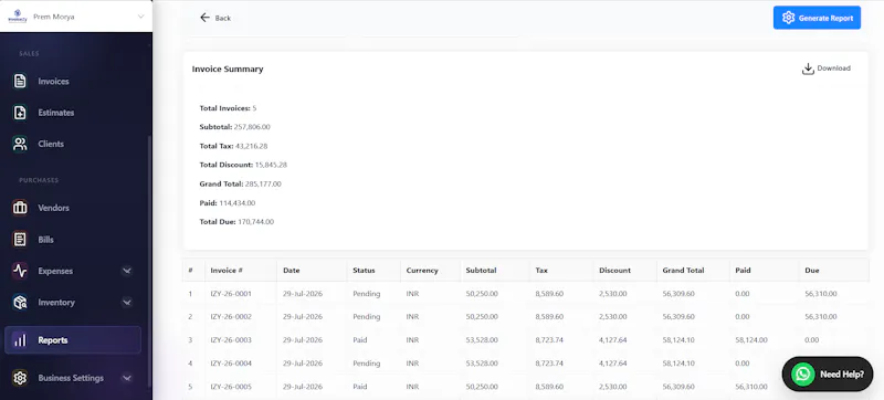 Invoicezy screenshot 10