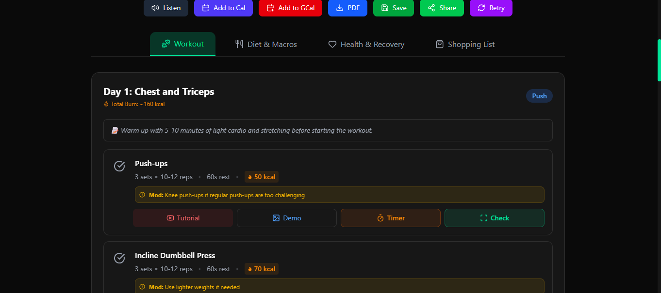 FitnessAi gallery image