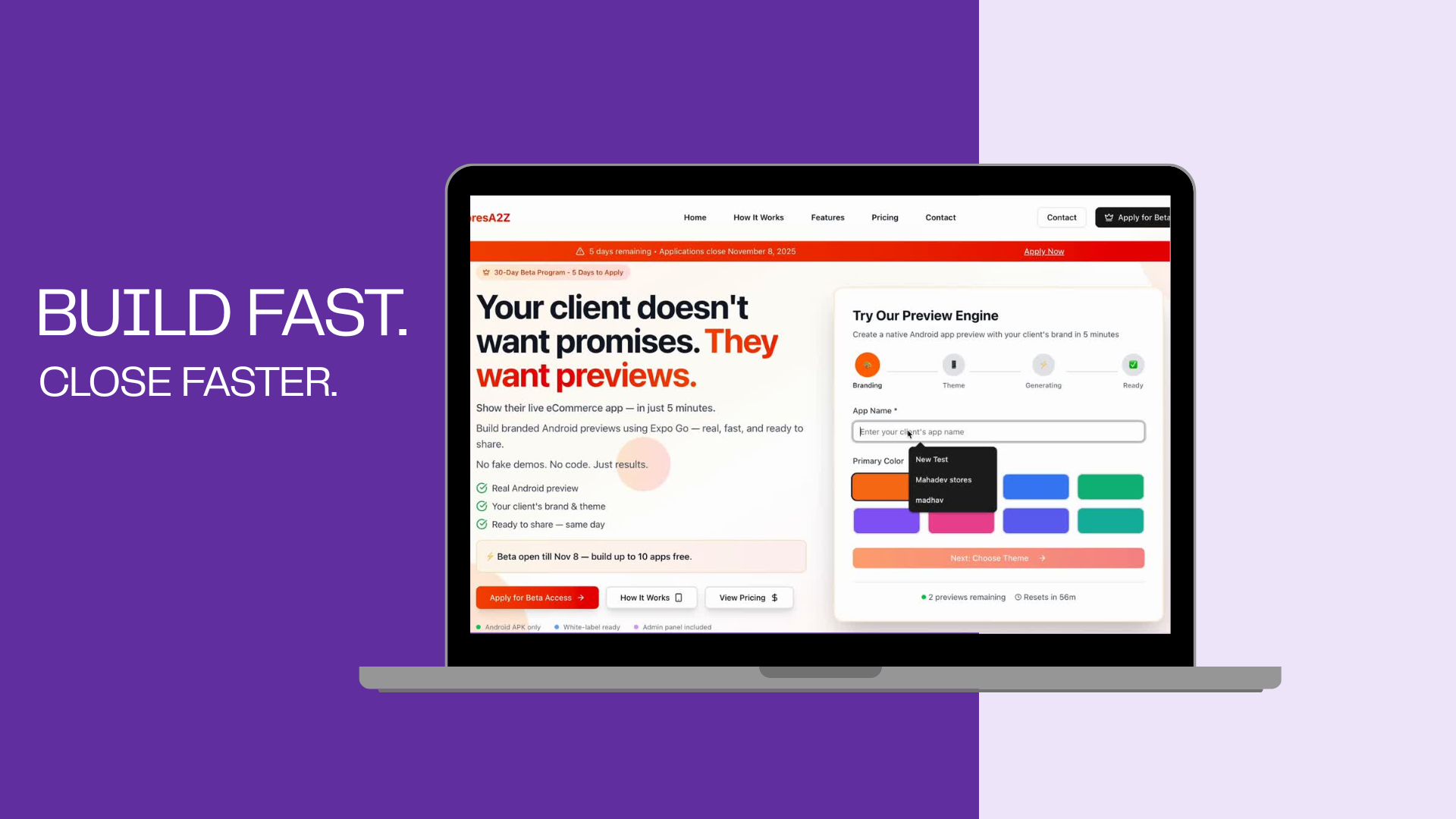 StoresA2Z NoCode Ecom MobileApp Builder  gallery image