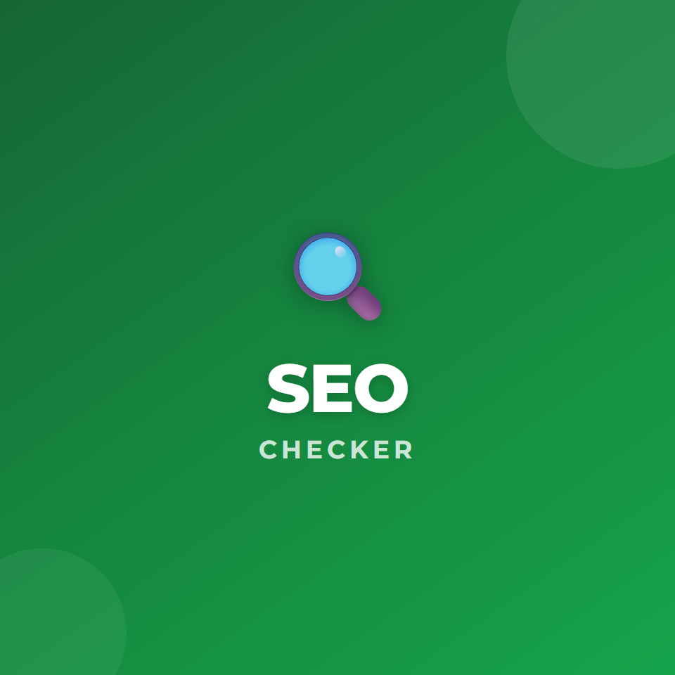 SEO Checker - Product Hunt launch logo and brand identity