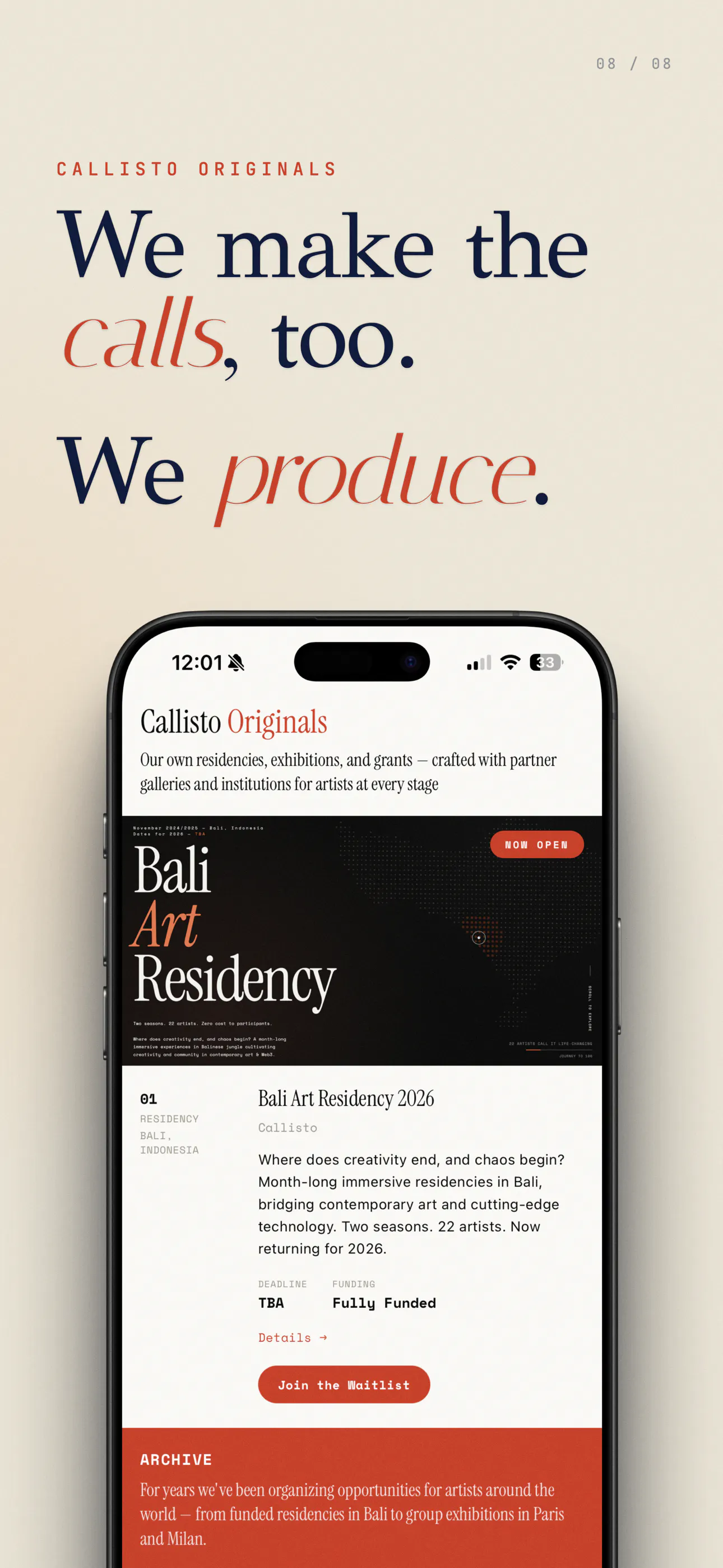 Callisto — Career Studio for Artists gallery image