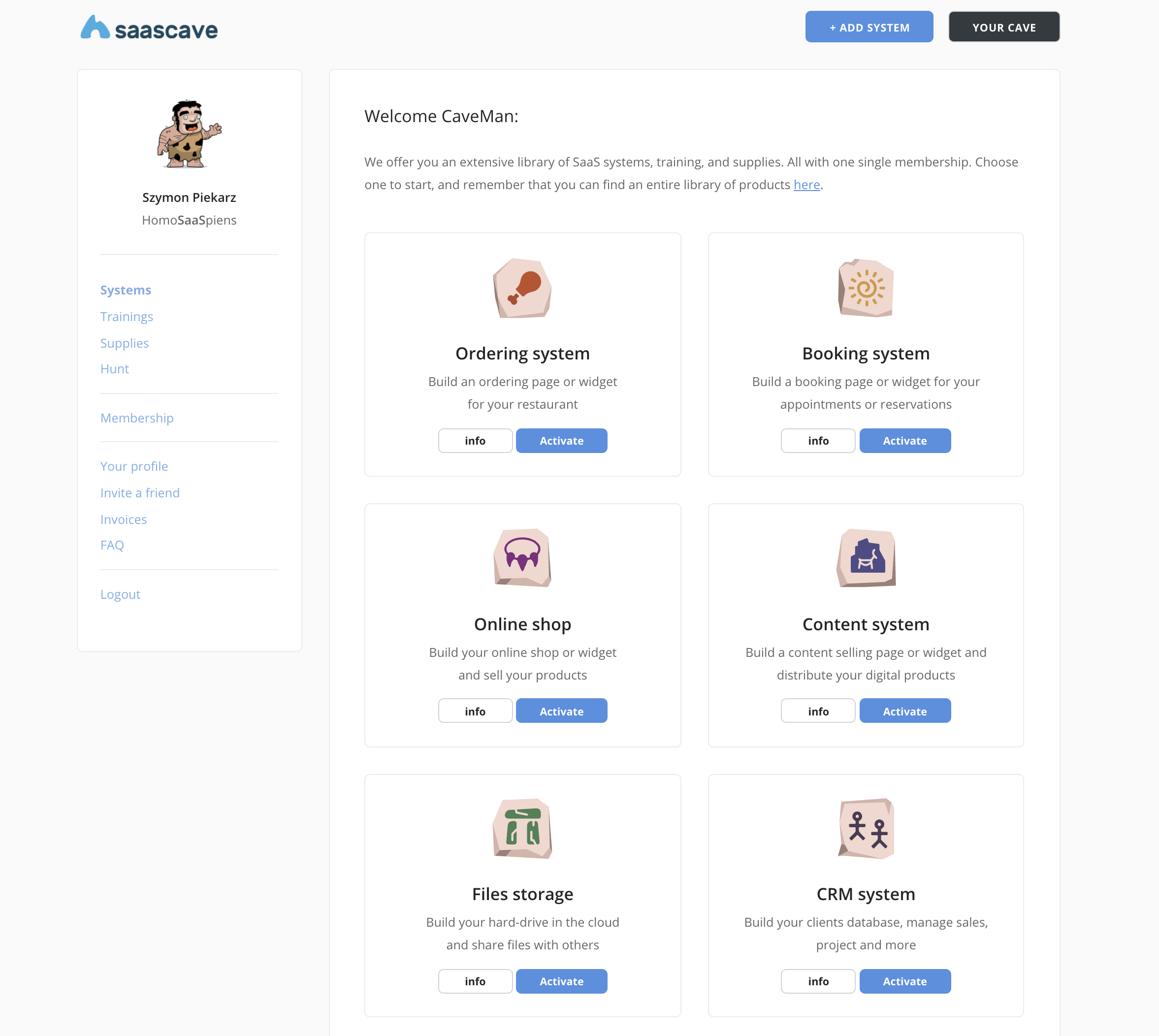 Saascave - Become a HomoSaaSpiens gallery image